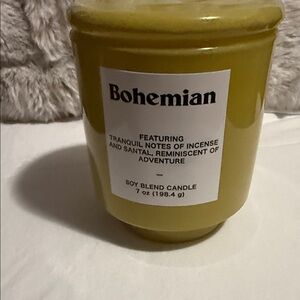 Room Essentials Bohemian Soy Blend Candle - Mustard Yellow